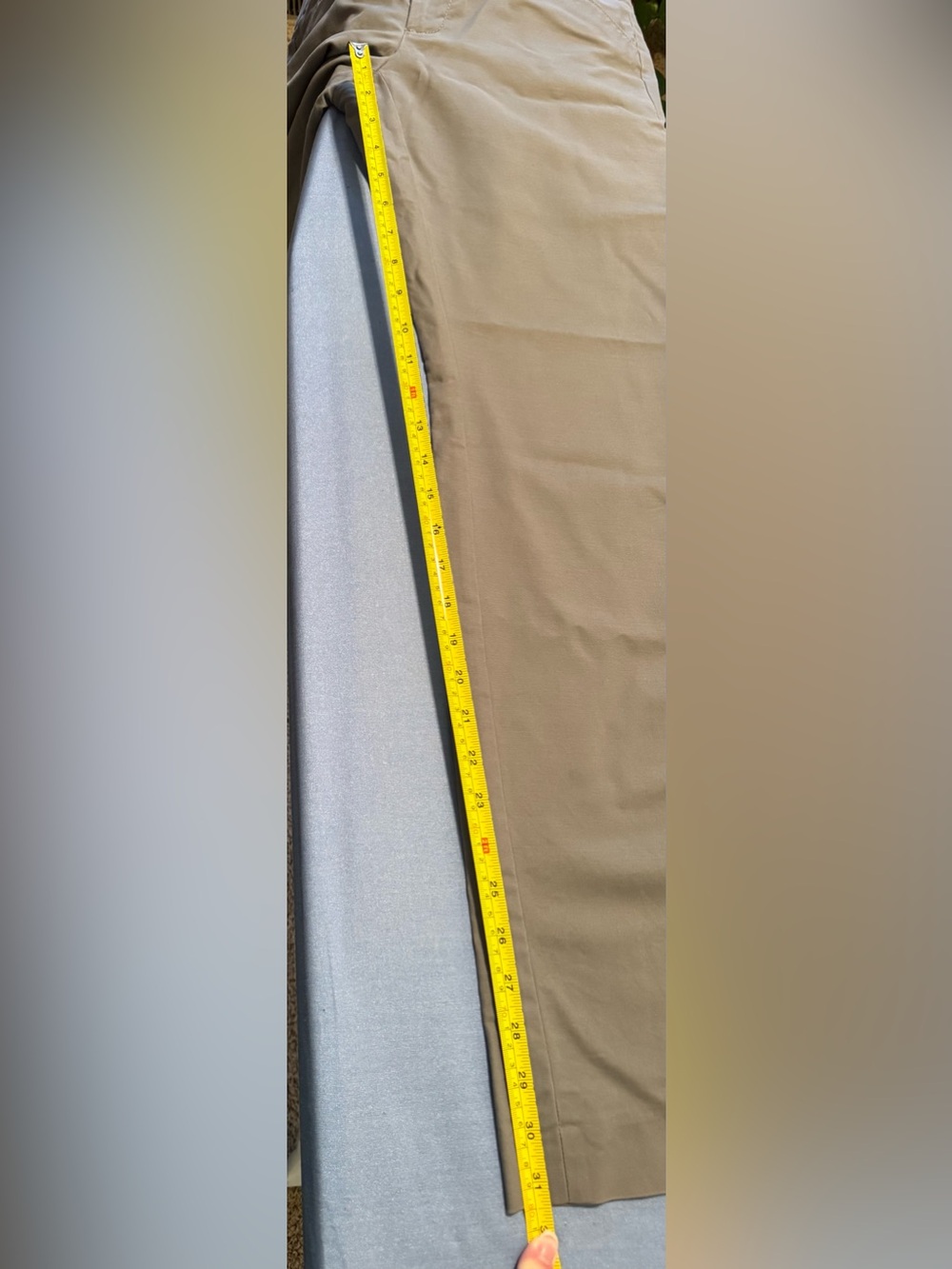 Banana Republic Women's Dress Pants Trousers 10 Gray Grey Preowned - Picture 5 of 6